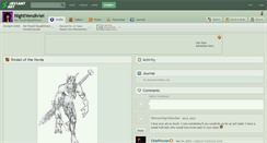 Desktop Screenshot of nightvendiviel.deviantart.com