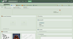 Desktop Screenshot of carloslove.deviantart.com