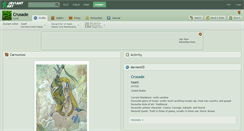 Desktop Screenshot of crusade.deviantart.com