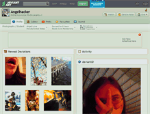 Tablet Screenshot of angelhacker.deviantart.com