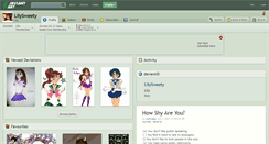 Desktop Screenshot of lilysweety.deviantart.com