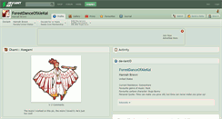 Desktop Screenshot of forestdanceofalekai.deviantart.com