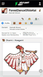 Mobile Screenshot of forestdanceofalekai.deviantart.com