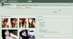 Desktop Screenshot of paperdolllll.deviantart.com