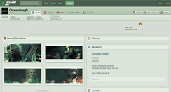 Desktop Screenshot of chosenonegfx.deviantart.com