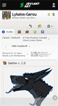 Mobile Screenshot of lykaios-garou.deviantart.com