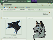 Tablet Screenshot of lykaios-garou.deviantart.com