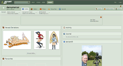 Desktop Screenshot of dannymercer.deviantart.com