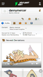 Mobile Screenshot of dannymercer.deviantart.com