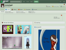 Tablet Screenshot of ninetailsgirl.deviantart.com