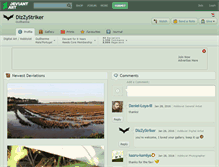 Tablet Screenshot of dizzystriker.deviantart.com