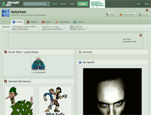 Tablet Screenshot of motorhed.deviantart.com