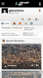 Mobile Screenshot of gokcentunc.deviantart.com