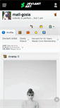 Mobile Screenshot of mail-gosia.deviantart.com