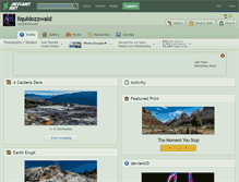 Tablet Screenshot of liquidozzwald.deviantart.com