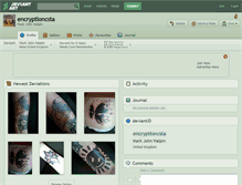 Tablet Screenshot of encryptioncsta.deviantart.com