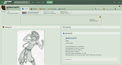 Desktop Screenshot of goldenrose92.deviantart.com