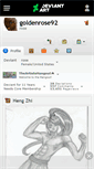 Mobile Screenshot of goldenrose92.deviantart.com