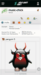 Mobile Screenshot of music-chick.deviantart.com
