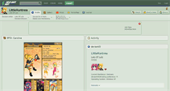 Desktop Screenshot of littlehuntress.deviantart.com