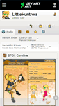 Mobile Screenshot of littlehuntress.deviantart.com