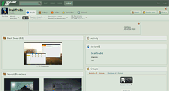Desktop Screenshot of drakfire86.deviantart.com
