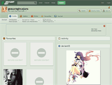 Tablet Screenshot of geauxragincajuns.deviantart.com
