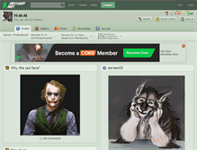 Tablet Screenshot of h-m-m.deviantart.com