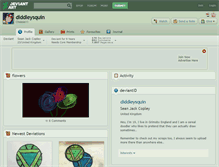 Tablet Screenshot of diddleysquin.deviantart.com