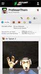 Mobile Screenshot of professorthorn.deviantart.com