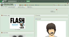 Desktop Screenshot of drink-more-water.deviantart.com