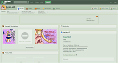 Desktop Screenshot of legal-loli.deviantart.com