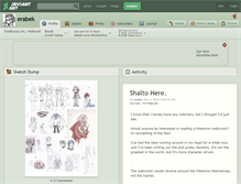 Tablet Screenshot of erabek.deviantart.com