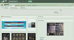 Desktop Screenshot of hys0130.deviantart.com