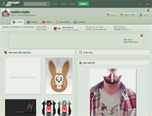 Tablet Screenshot of metin-mete.deviantart.com