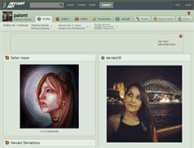 Tablet Screenshot of palomi.deviantart.com