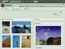 Tablet Screenshot of batalaland.deviantart.com