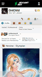 Mobile Screenshot of onichild.deviantart.com