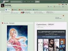 Tablet Screenshot of onichild.deviantart.com