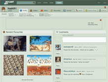 Tablet Screenshot of hoshi91.deviantart.com