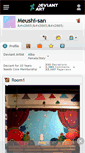 Mobile Screenshot of meushi-san.deviantart.com