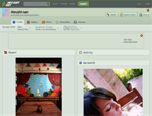 Tablet Screenshot of meushi-san.deviantart.com