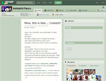Tablet Screenshot of kekkaishi-fans.deviantart.com
