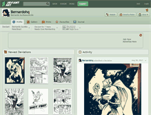 Tablet Screenshot of bernardohq.deviantart.com