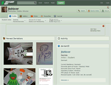 Tablet Screenshot of jbshlover.deviantart.com