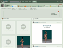 Tablet Screenshot of maxpony.deviantart.com