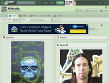 Tablet Screenshot of adnstudio.deviantart.com