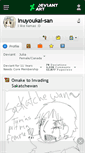 Mobile Screenshot of inuyoukai-san.deviantart.com
