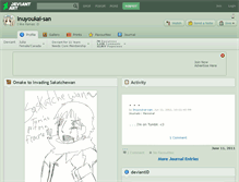 Tablet Screenshot of inuyoukai-san.deviantart.com
