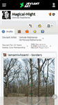 Mobile Screenshot of magical-night.deviantart.com